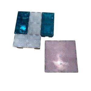 3.2 pound Bundle of Magna Tiles Magnetic Building Tiles and cars